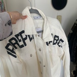 White jean jacket - irreplaceable